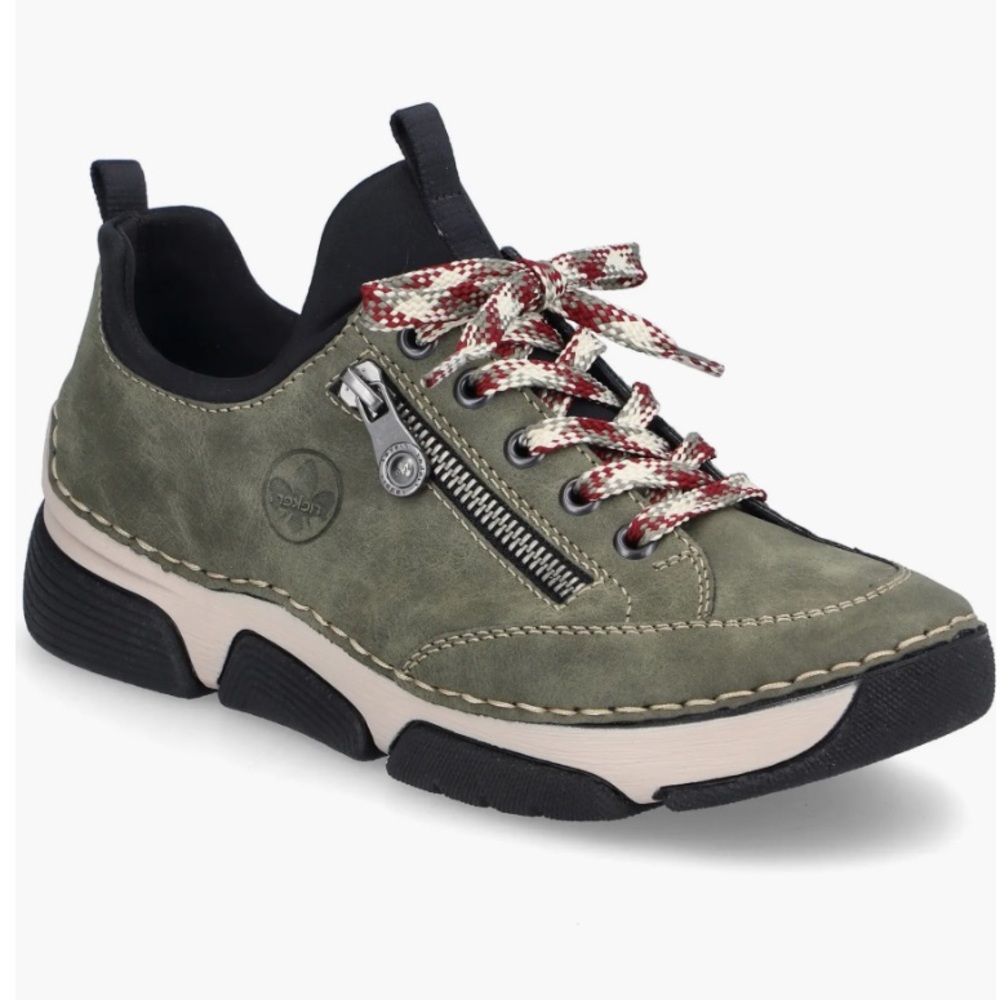 Rieker Womens Angela Sneaker - Liane/Schwarz Size 41